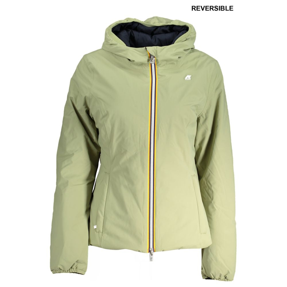 Green Nylon Jackets & Coat