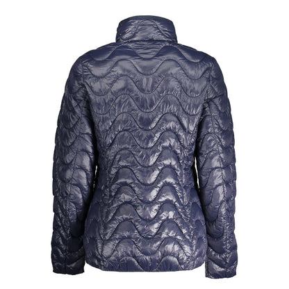 Blue Polyamide Jackets & Coat