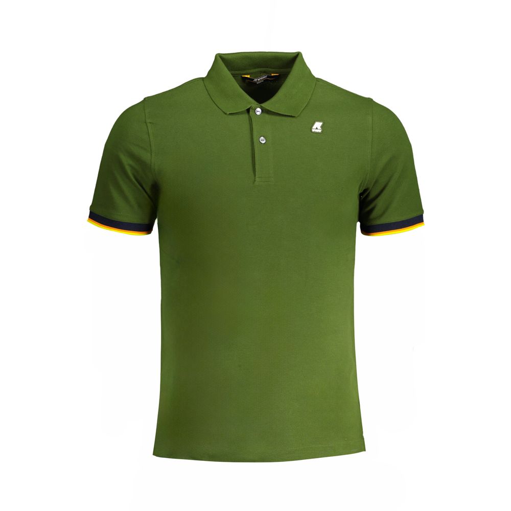 Green Cotton Polo Shirt