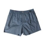 Blue Cotton Regular Boxer Shorts Underwear