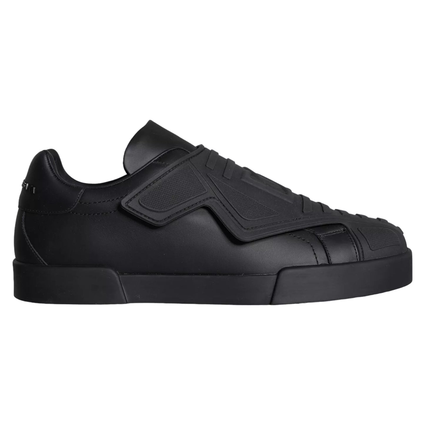 Black Lace Up Wave Low Top Sneakers Men Shoes