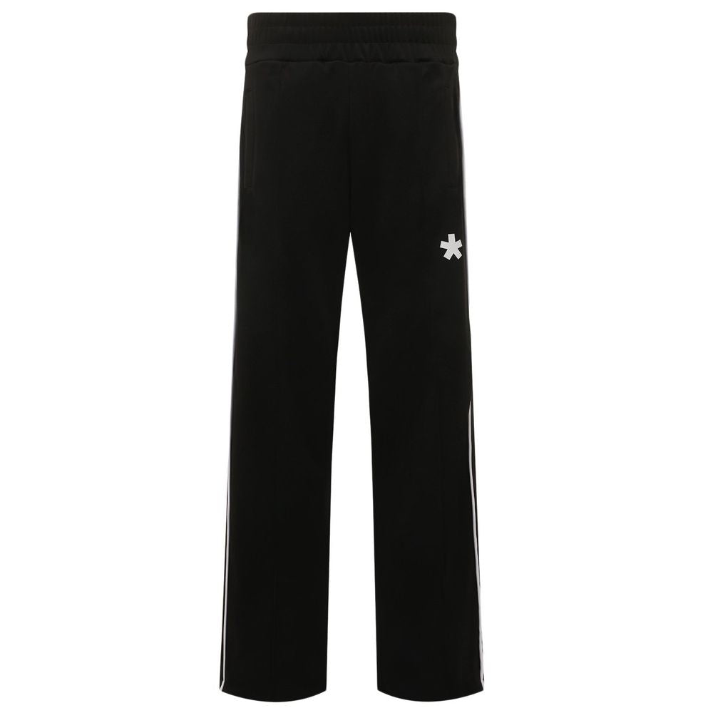 Black Polyester Jeans & Pant