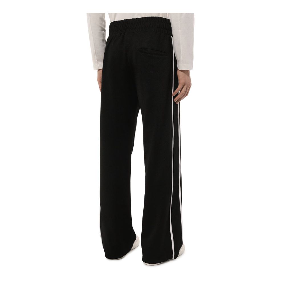 Black Polyester Jeans & Pant