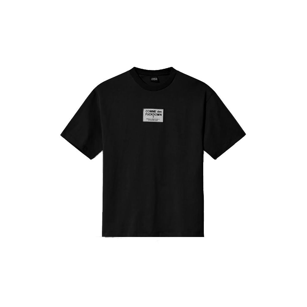 Black Cotton Tops & T-Shirt