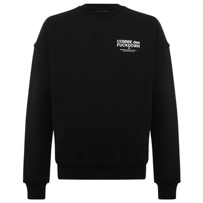 Black Cotton Sweater