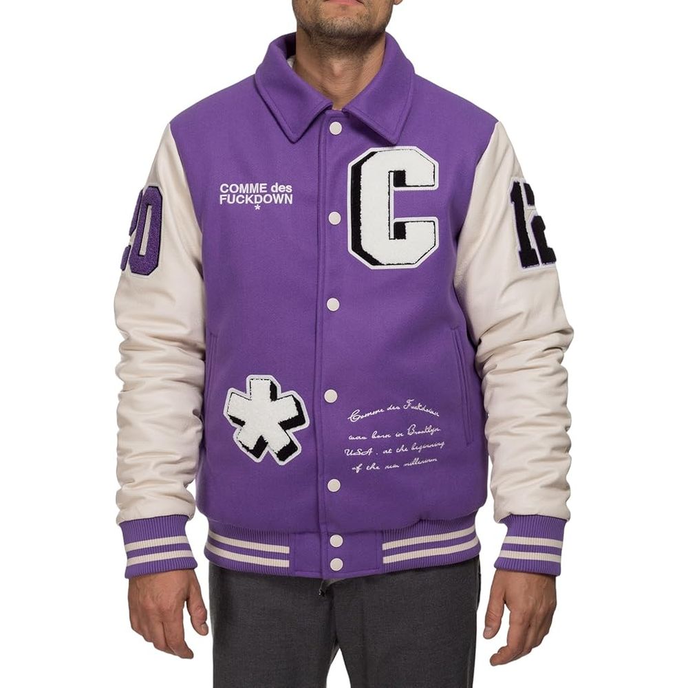 Purple Polyester Jacket