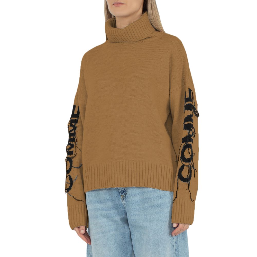 Brown Acrylic Sweater