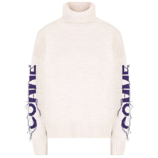 Beige Acrylic Sweater