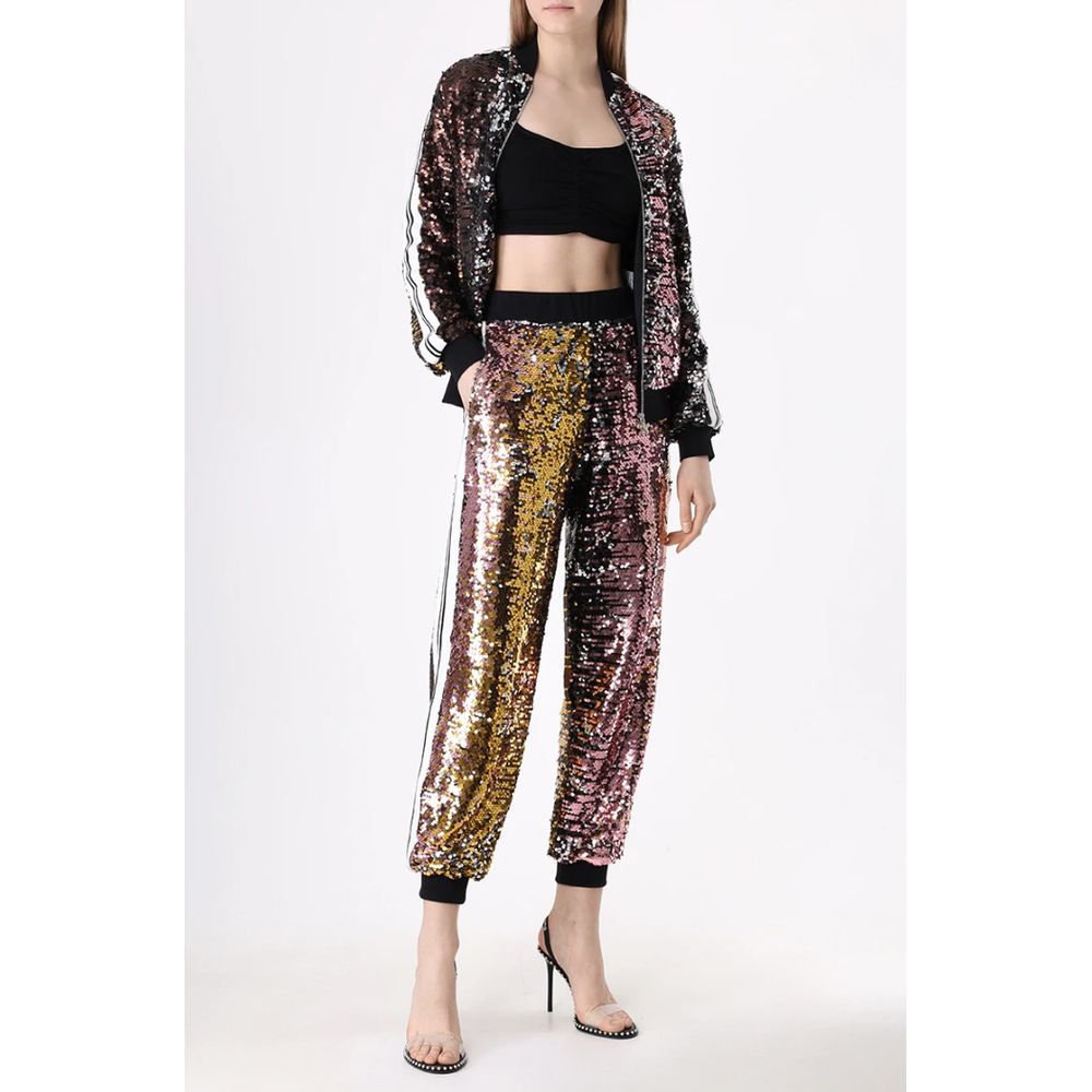 Multicolor Polyester Jeans & Pant