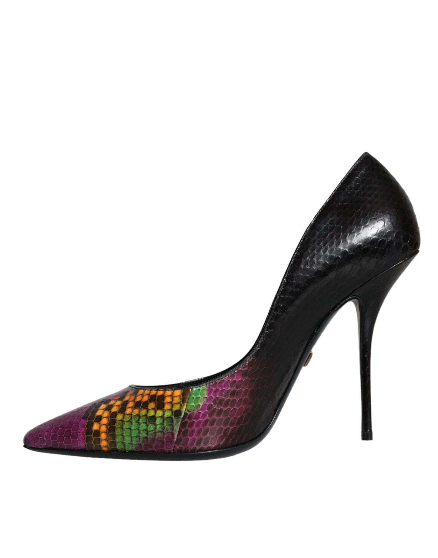 Multicolor Exotic Leather Heels Pumps Shoes