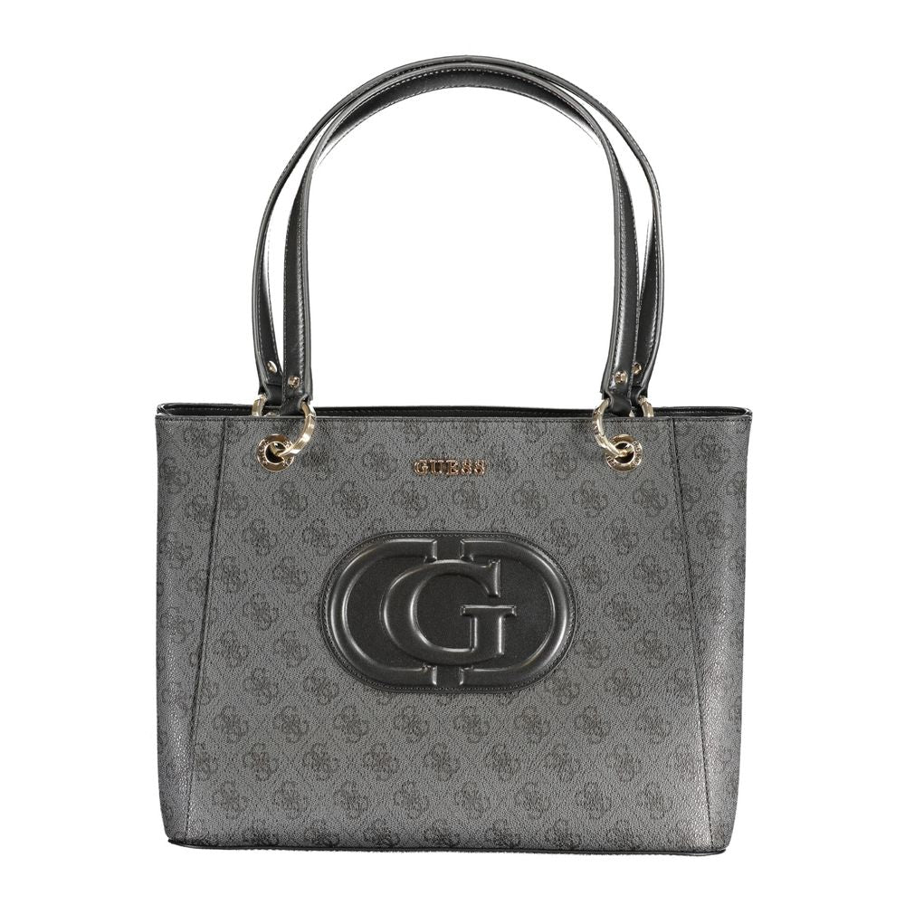 Gray Polyethylene Handbag