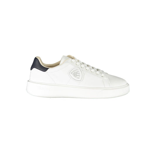 White Polyester Sneaker