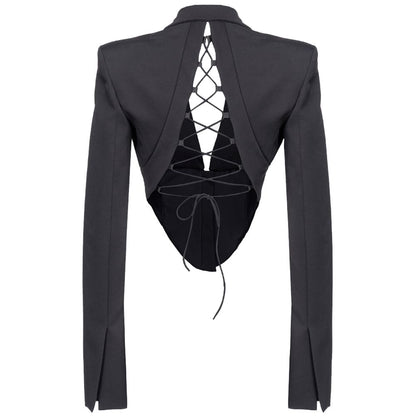 Black Viscose Suits & Blazer