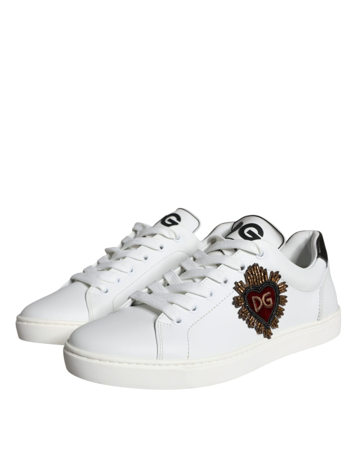 White Portofino Sacred Heart Sneakers Shoes