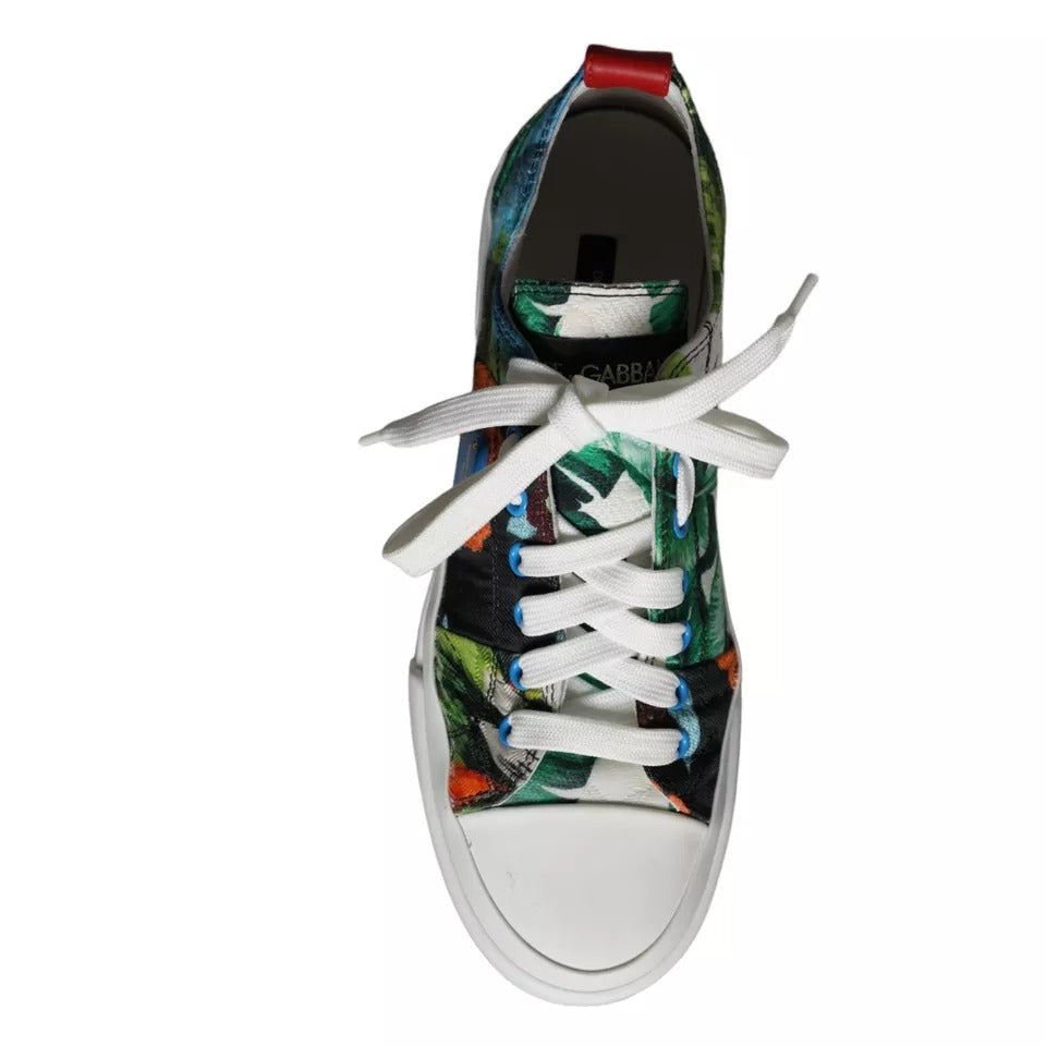 Multicolor Patchwork Low Top Sneakers Shoes