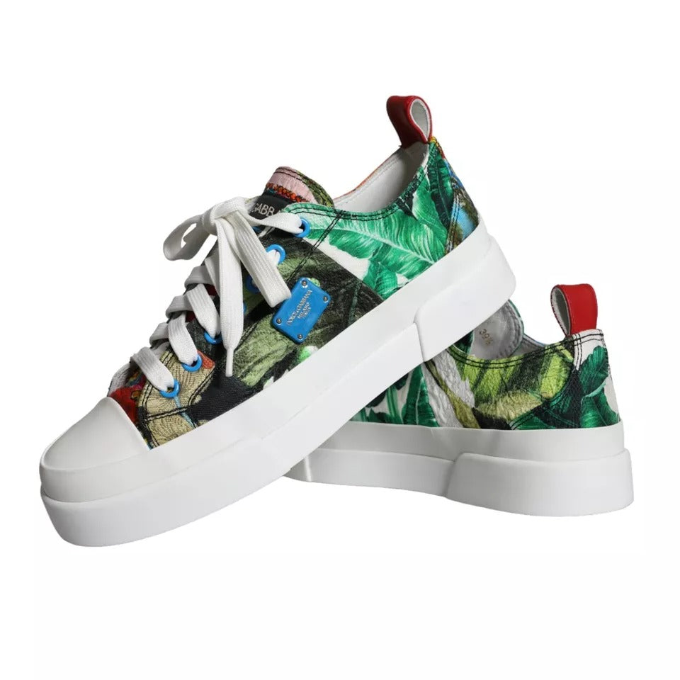 Multicolor Patchwork Low Top Sneakers Shoes