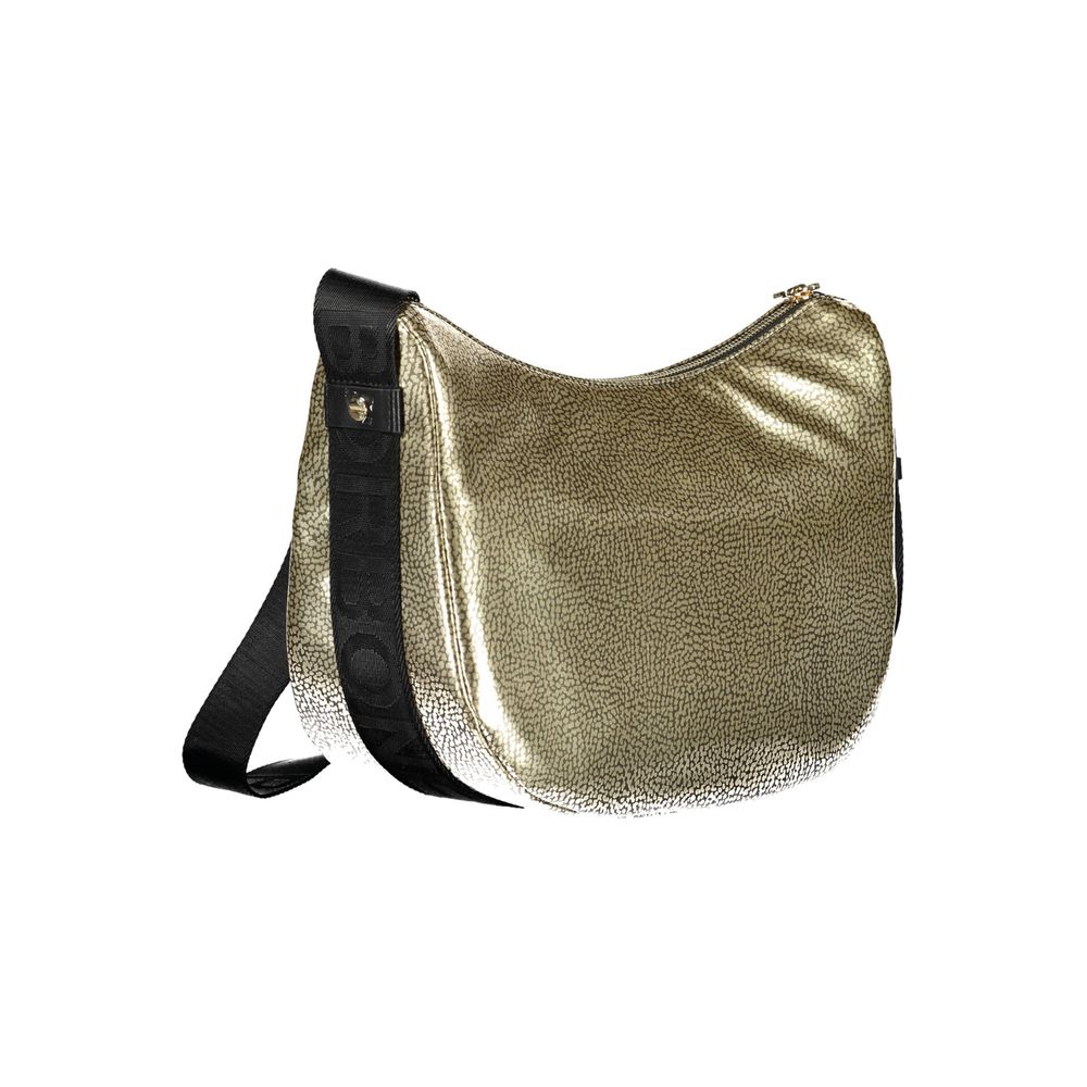 Gold Polyester Handbag