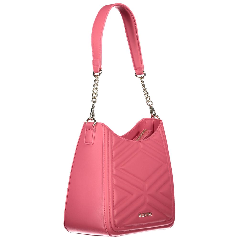 Pink Polyethylene Handbag