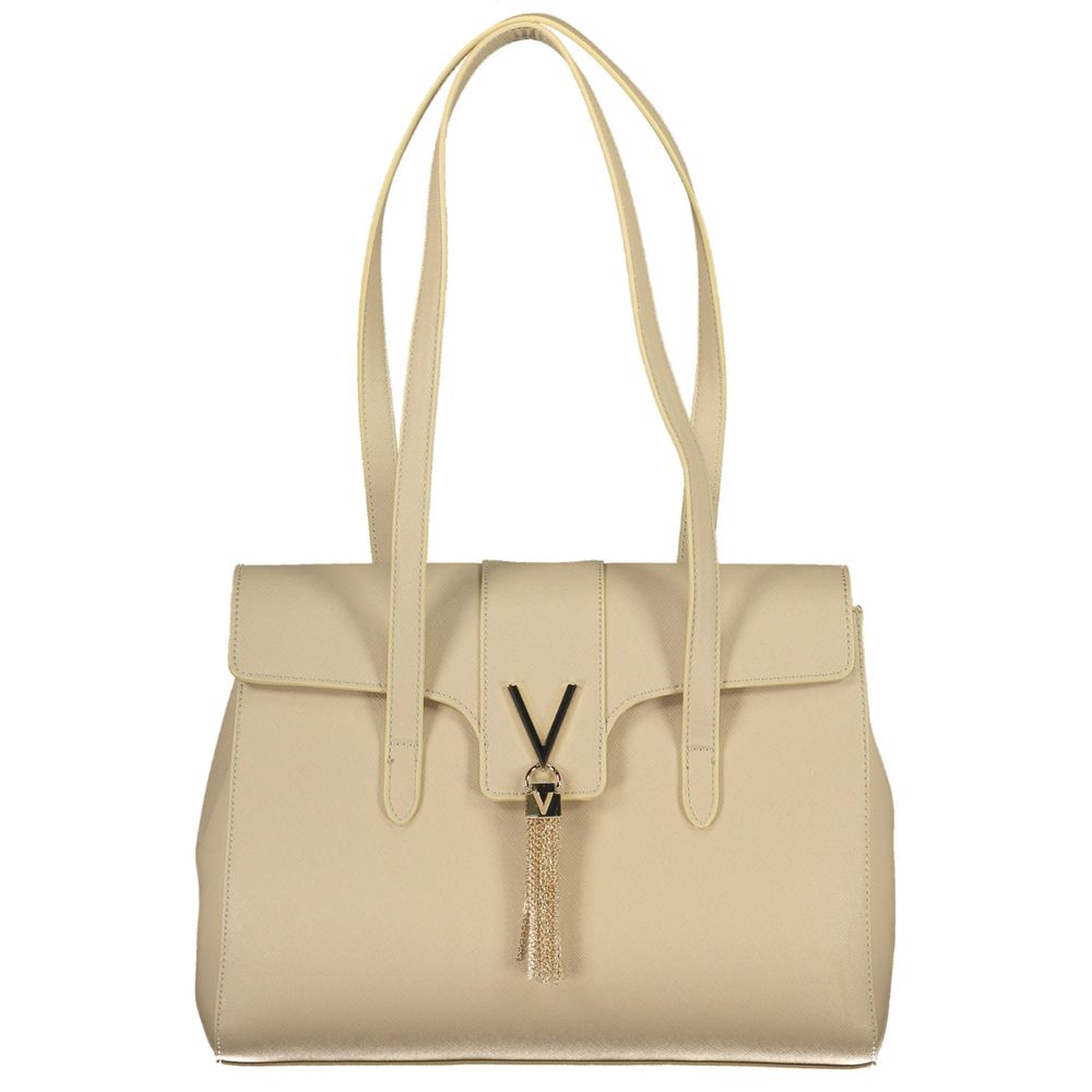 Beige Polyethylene Handbag