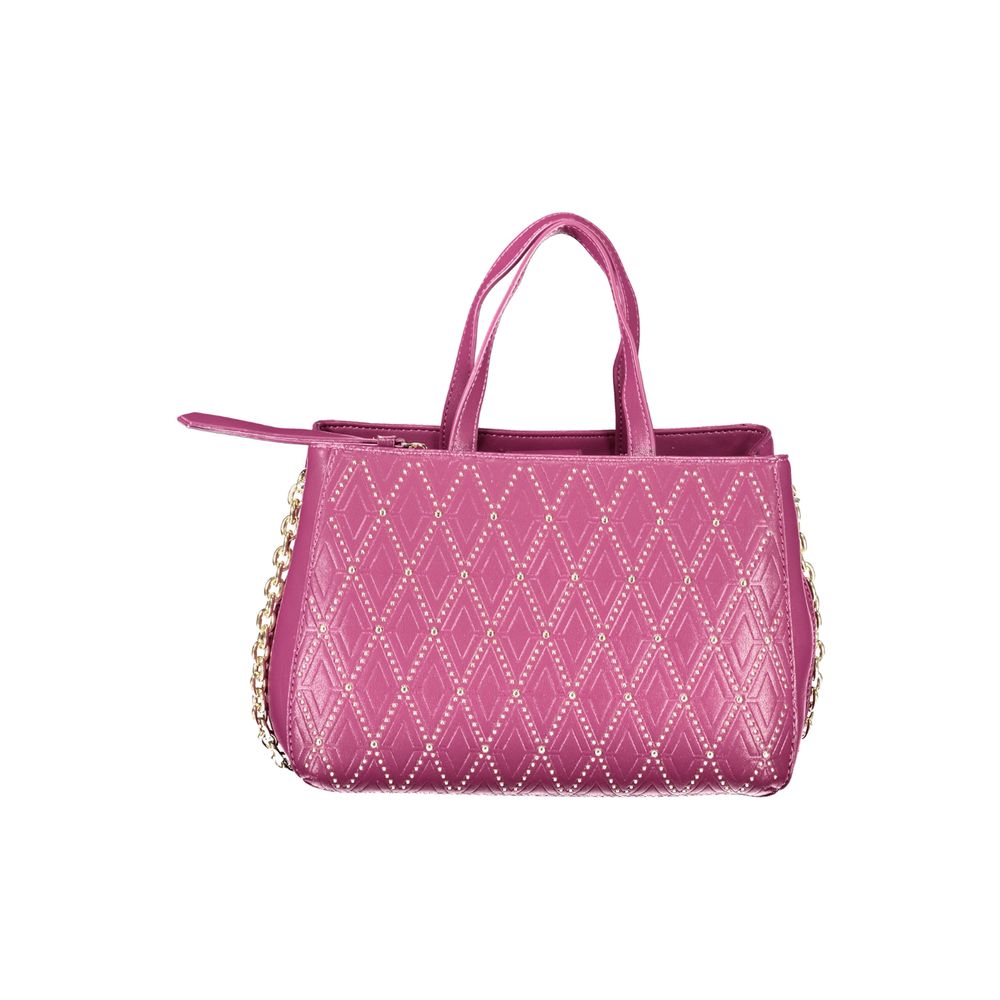 Purple Polyethylene Handbag