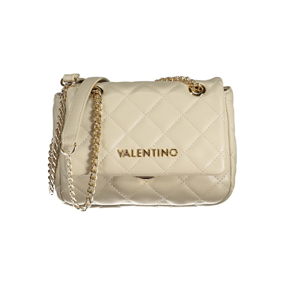 Beige Polyethylene Handbag