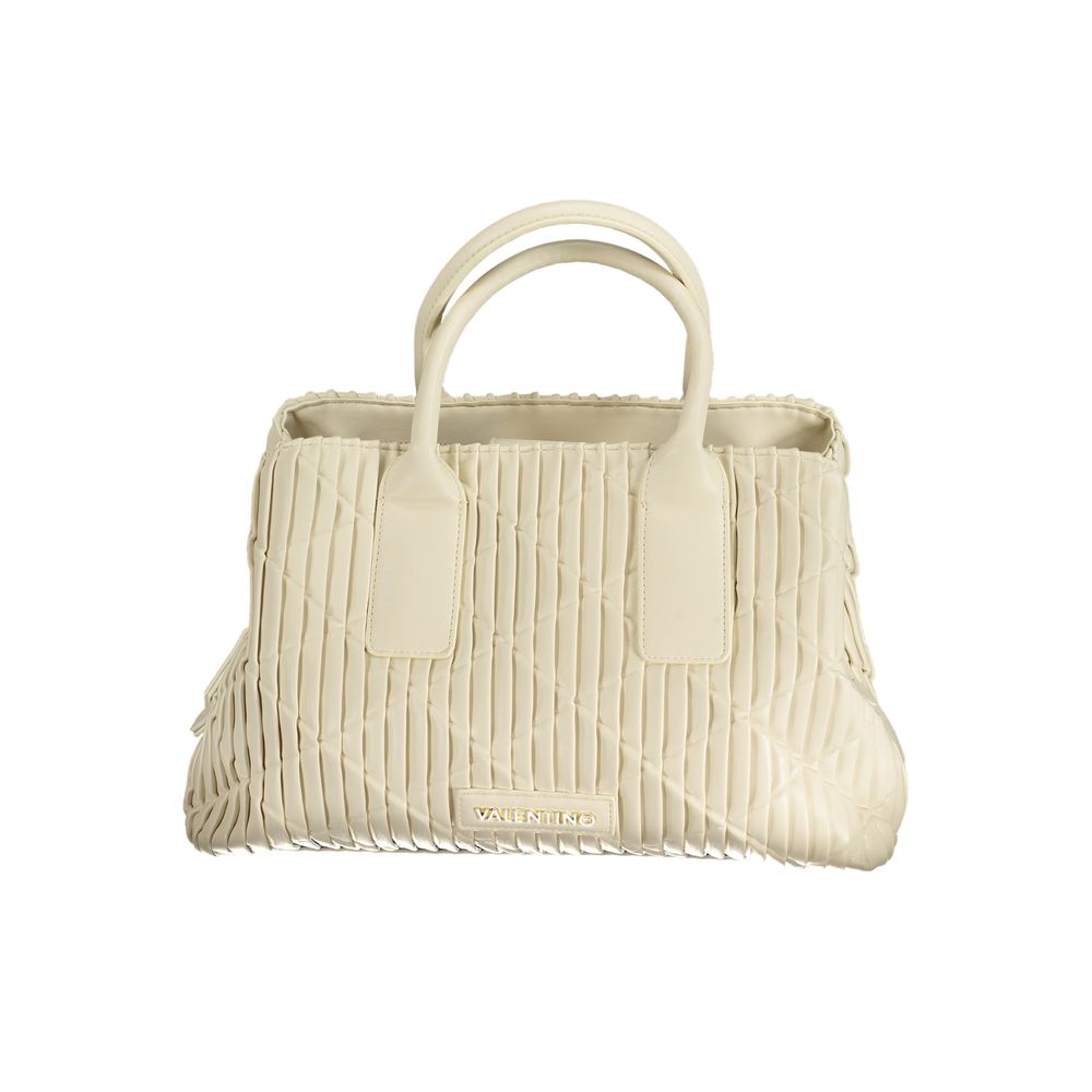 Beige Polyethylene Handbag