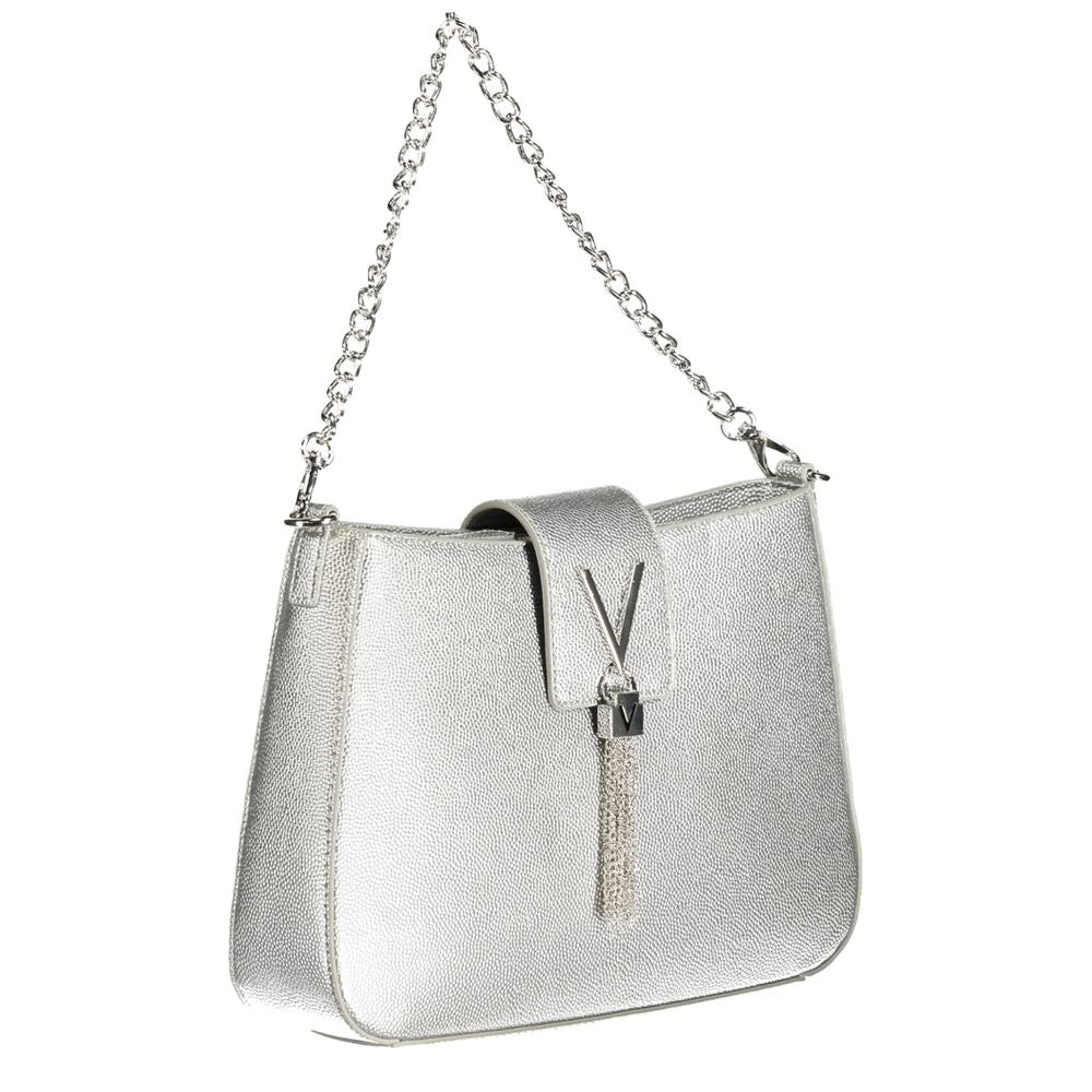 Silver Polyethylene Handbag