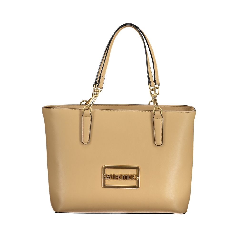 Beige Polyethylene Handbag