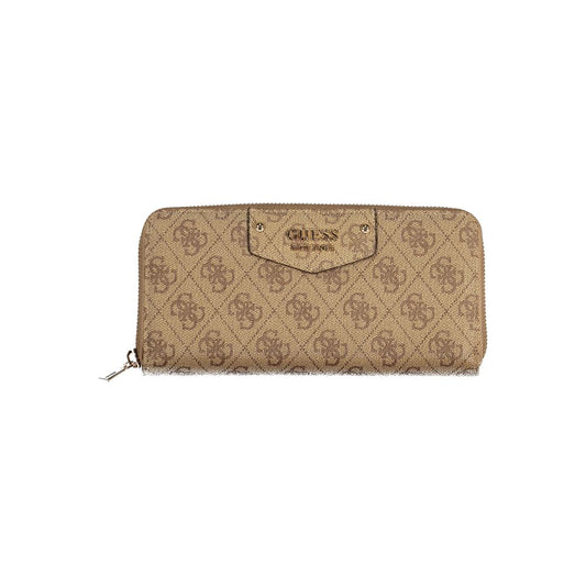 Beige Polyethylene Wallet