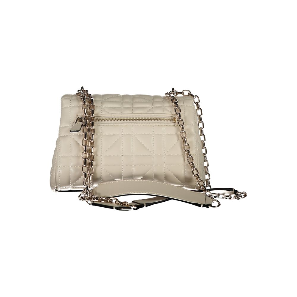 Beige Polyethylene Handbag