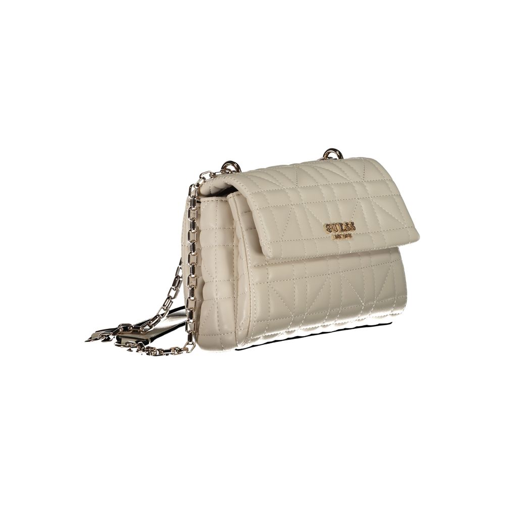 Beige Polyethylene Handbag