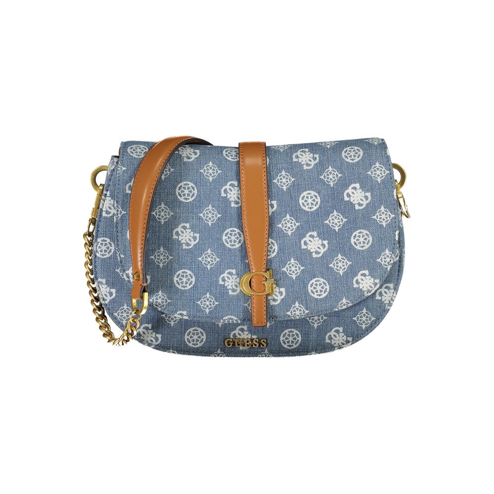 Light Blue Cotton Handbag