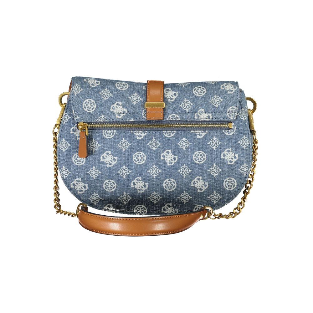 Light Blue Cotton Handbag