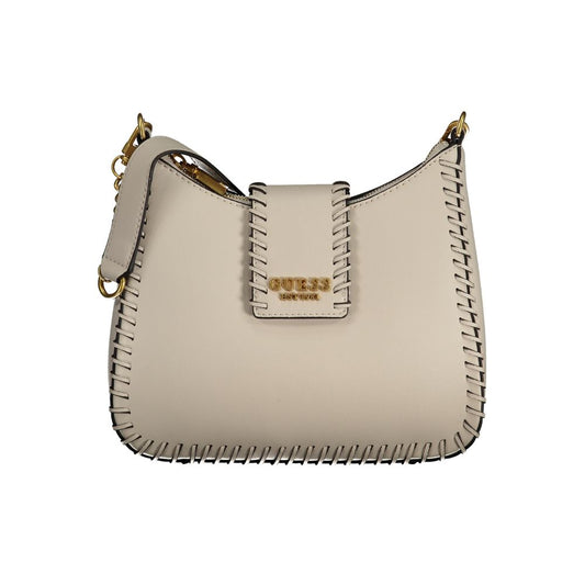 Beige Polyethylene Handbag