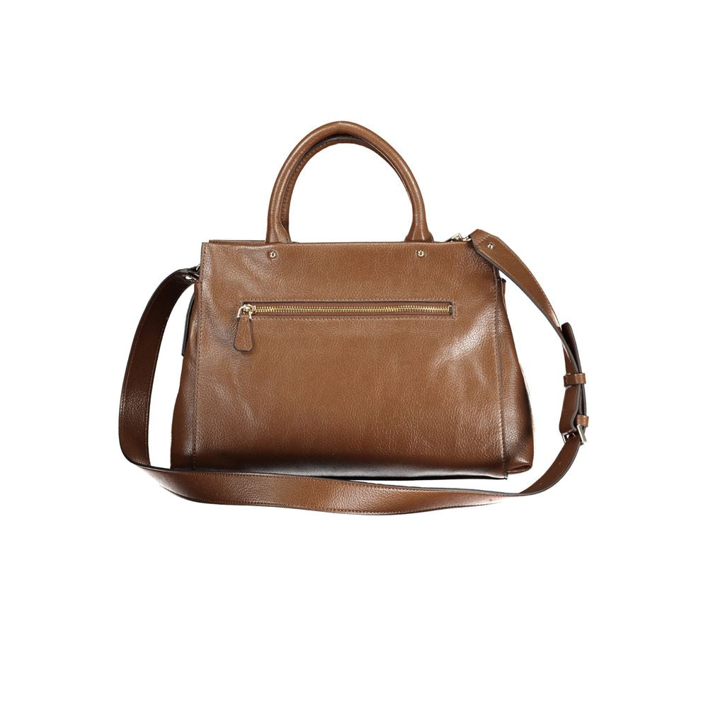 Brown Polyethylene Handbag