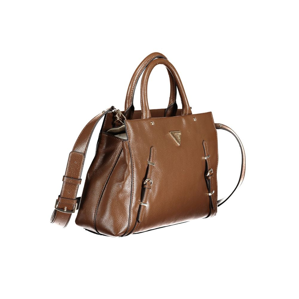 Brown Polyethylene Handbag