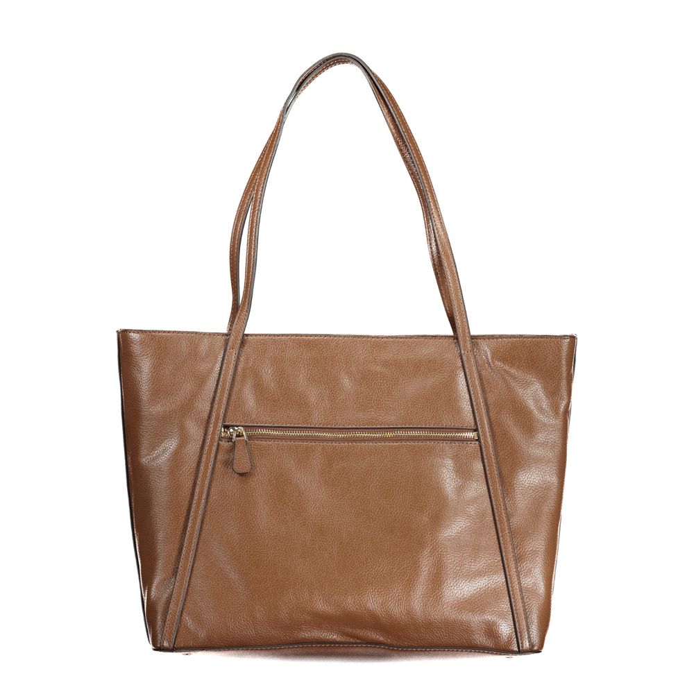 Brown Polyethylene Handbag