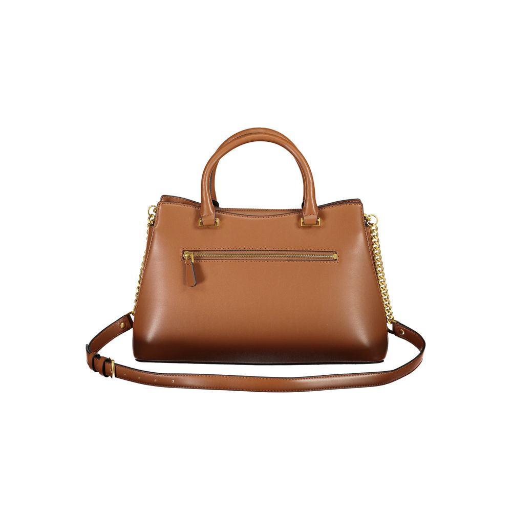 Brown Polyethylene Handbag