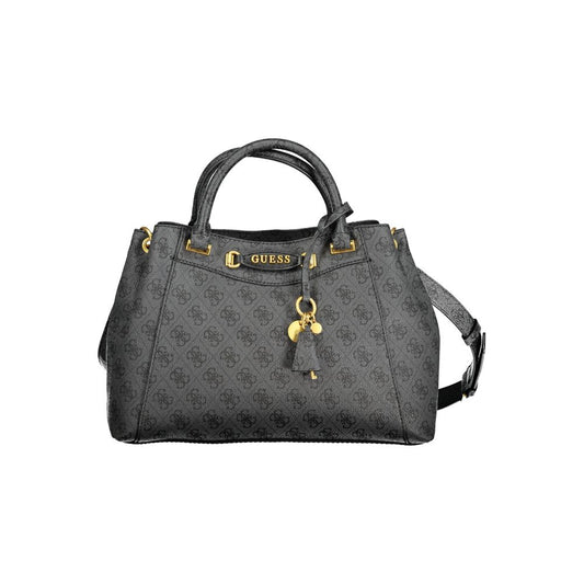 Gray Polyethylene Handbag