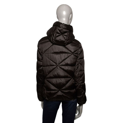 Black Polyester Women Jacket