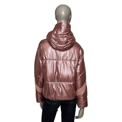 Pink Polyester Women Jacket