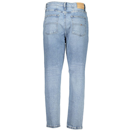 Light Blue Cotton Jeans & Pant