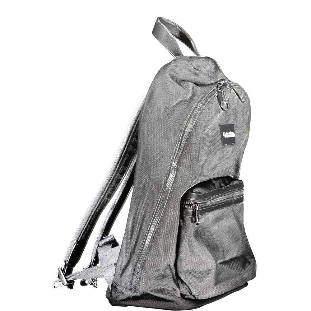 Black Polyester Backpack