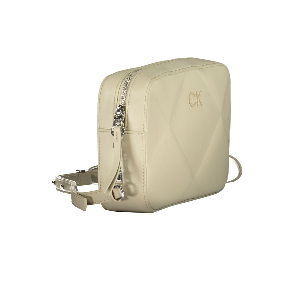 Beige Cotton Handbag