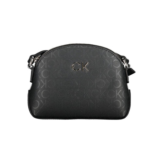 Black Polyester Handbag