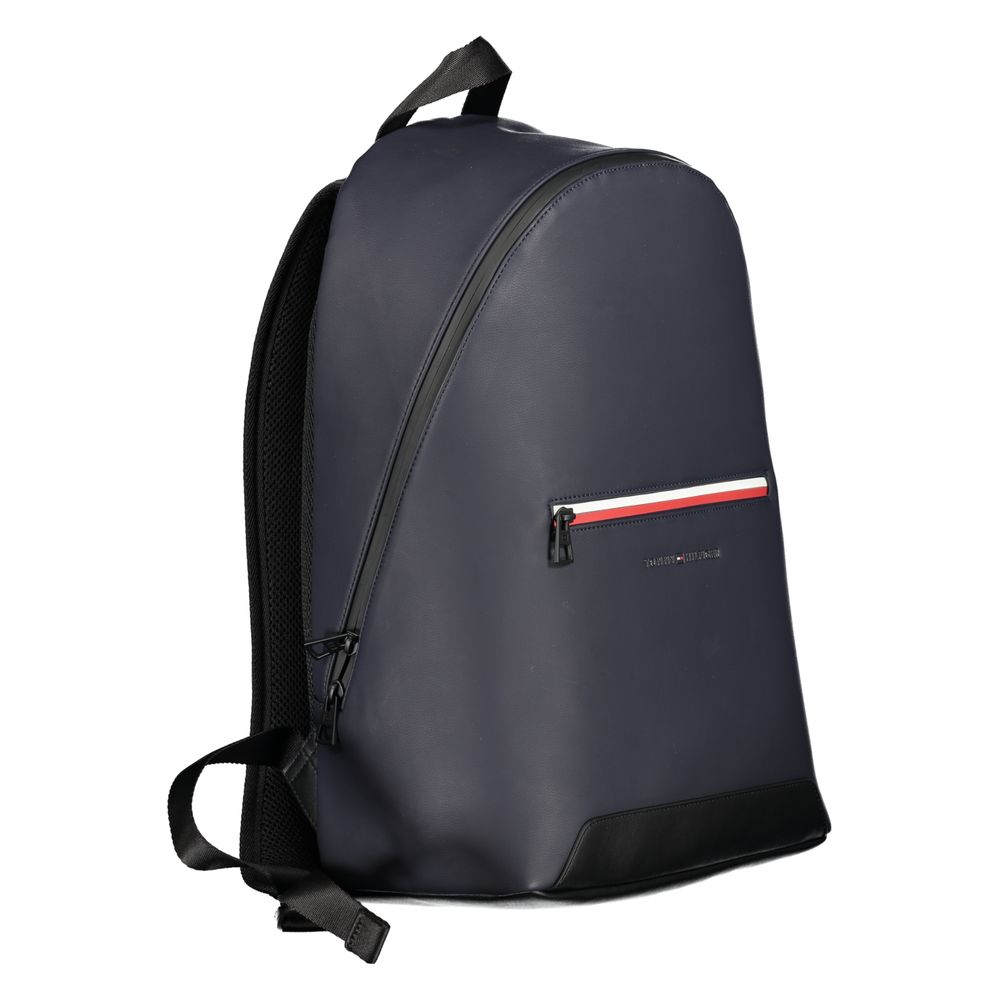 Blue Polyester Backpack