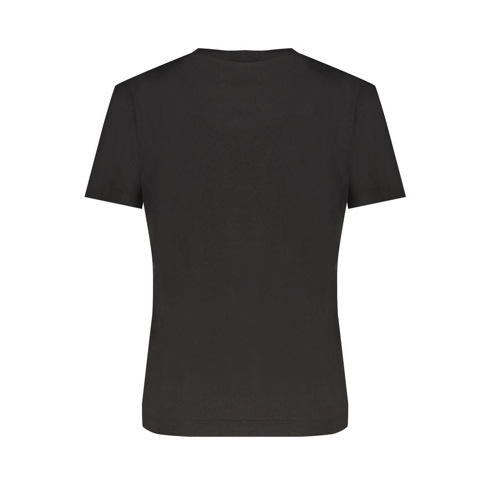 Black Cotton Tops & T-Shirt