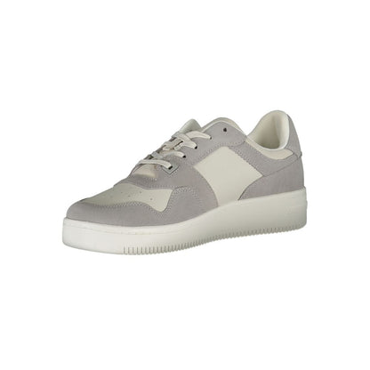 Gray Polyester Sneaker