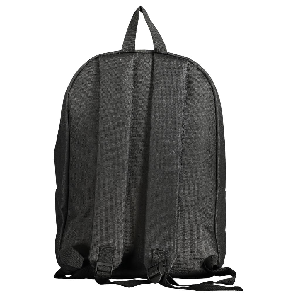 Black Polyester Backpack