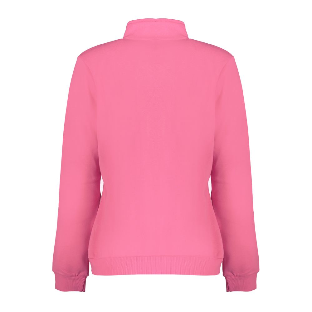 Pink Polyester Women Sweater